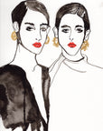 'Well Accessorized' 9x12in Original Drawing