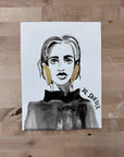 'Jil Sander Look' 9x12in Original Drawing