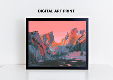 Rocky Mountain National Park Digital Art Print