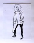 'Street Style 2' 8x10in Original Drawing