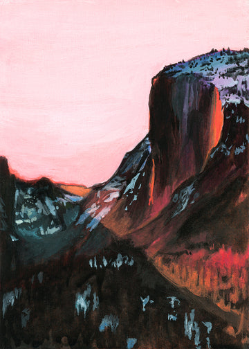 'Firefall, Yosemite National Park' Fine Art Print
