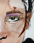 'Editorial 1' 9x12in Original Drawing