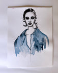 'Editorial 2' 9x12in Original Drawing