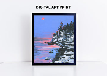 Acadia National Park Digital Art Print
