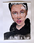 'Editorial 1' 9x12in Original Drawing