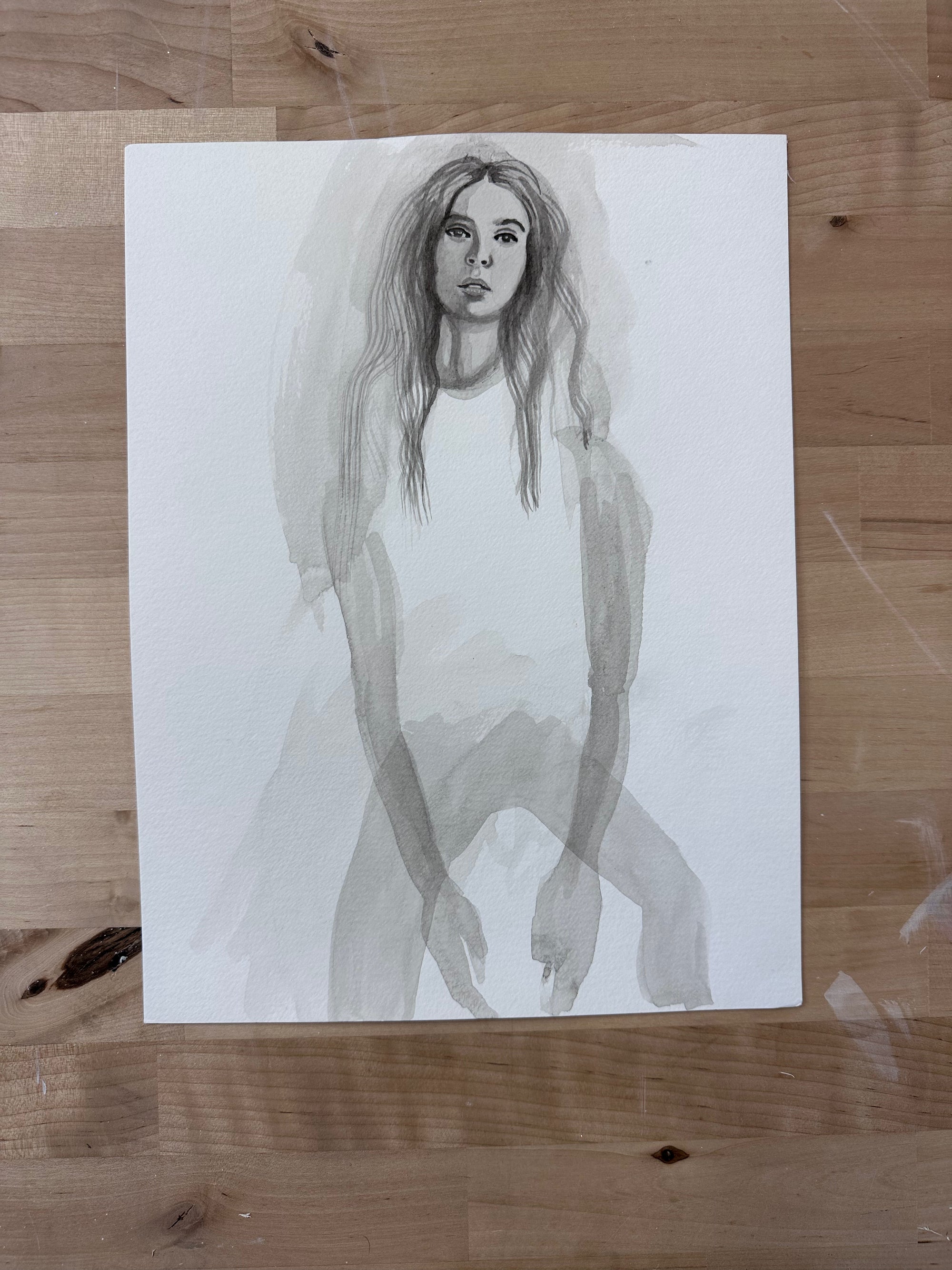 'Unbasic' 9x12in Original Drawing