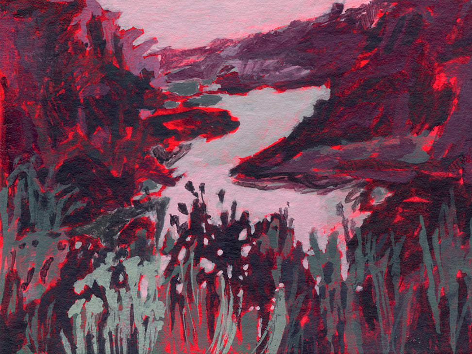 'Idaho Falls' Mini Original Painting