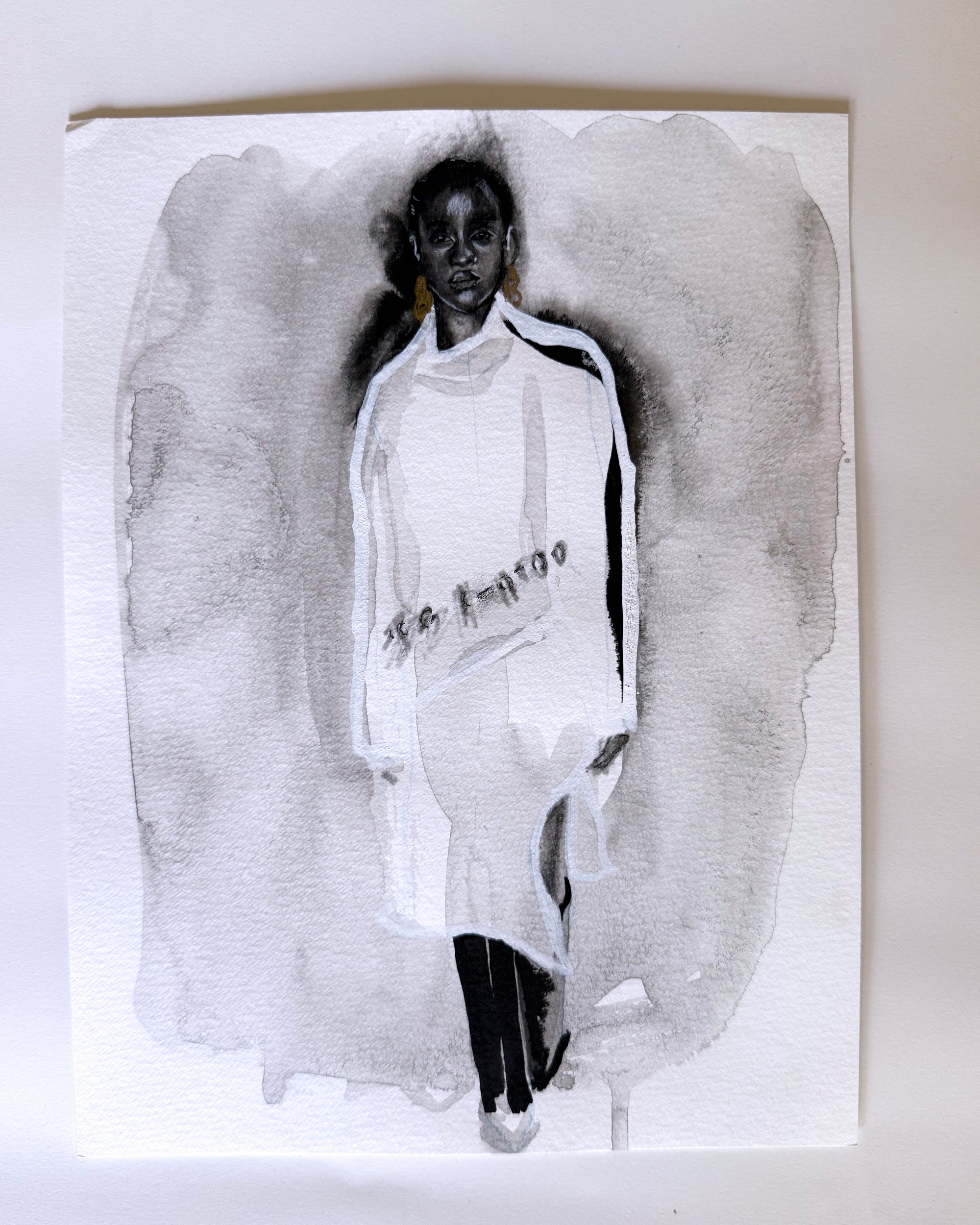 'McQueen Runway' 9x12in Original Drawing