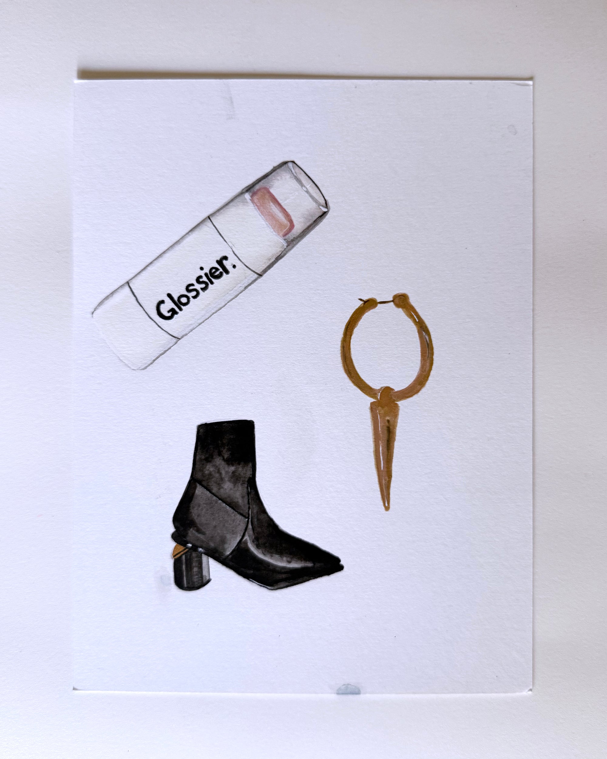 'Millennial Essentials' 6x8in Original Drawing