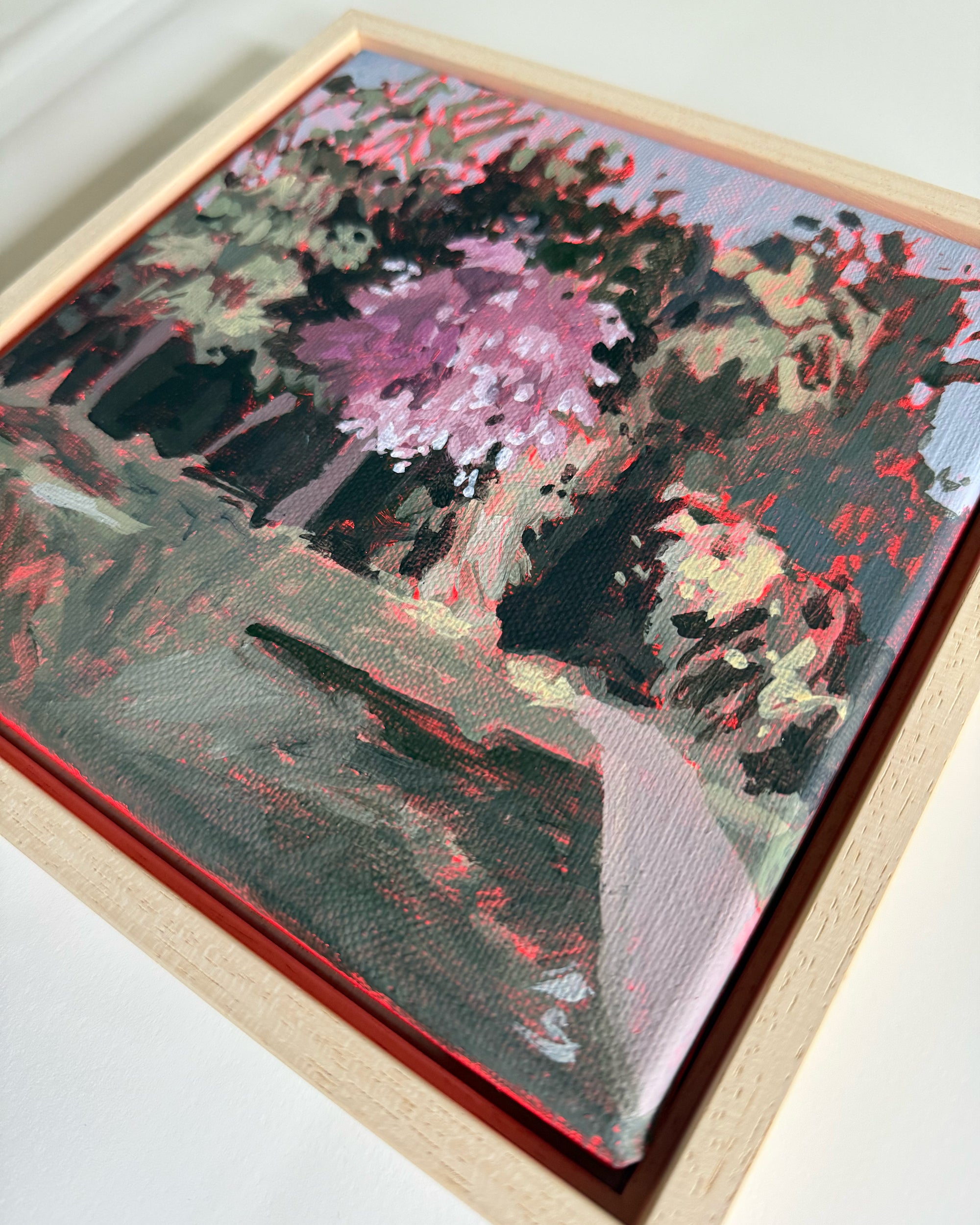 'Purple Tree, Vondelpark' Original Painting