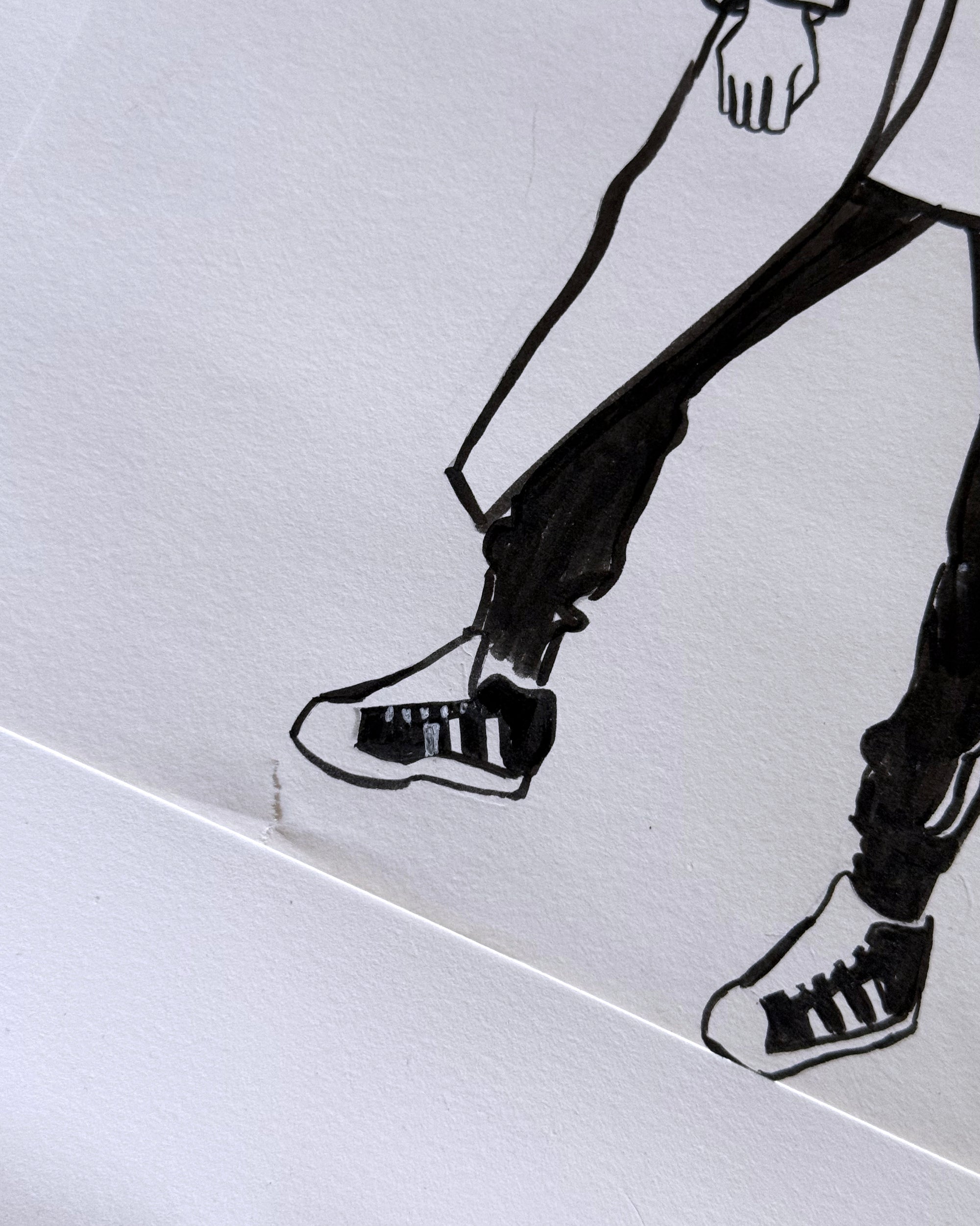 'Street Style 2' 8x10in Original Drawing