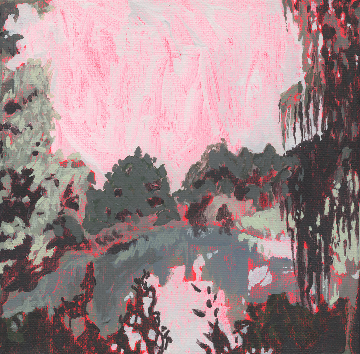 'Weeping Willow, Rembrandtpark' Fine Art Print