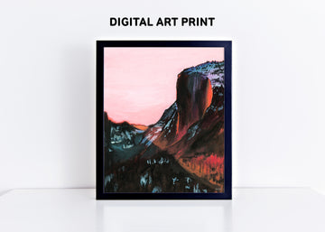 Yosemite National Park Digital Art Print