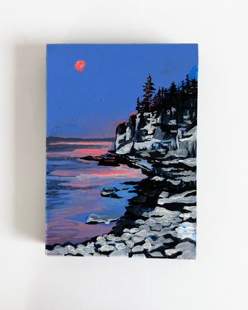 'Cliffs, Acadia National Park' Painting