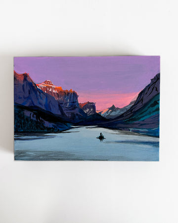 'St. Mary Lake, Glacier National Park' Painting