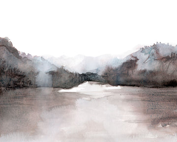 'Lake Crescent Made Me Calm' Fine Art Print