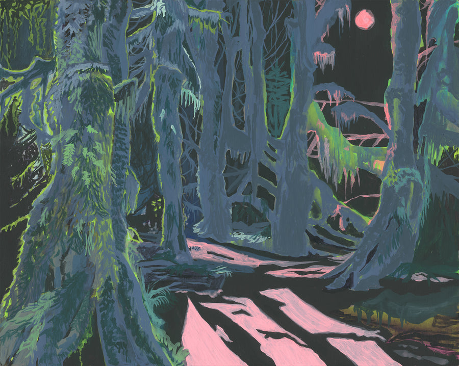 'Hoh Rain Forest, Olympic National Park' Fine Art Print