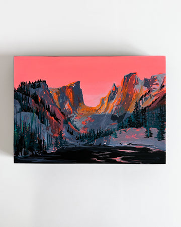 'Dream Lake, Rocky Mountain National Park' Painting